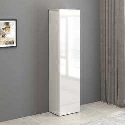 Colonne moderne 45 cm blanc brillant Keops