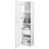 Colonne moderne 45 cm blanc brillant Keops