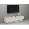 Meuble TV moderne 180 cm coloris cachemire Valencia