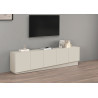 Meuble TV moderne 225 cm coloris cachemire Valencia