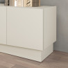 Meuble TV moderne 225 cm coloris cachemire Valencia