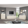 Meuble TV moderne 225 cm coloris cachemire Valencia