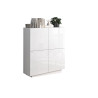 Buffet haut moderne blanc brillant Valencia