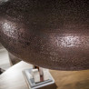 Suspension industrielle Ø 90 cm en métal cuivre antique Célien