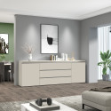Buffet/bahut moderne 240 cm coloris cachemire Maeva
