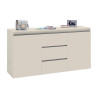 Buffet/bahut moderne 180 cm coloris cachemire Maeva