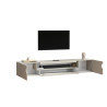 Meuble TV moderne 240 cm coloris cachemire Regina