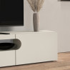Meuble TV moderne 240 cm coloris cachemire Regina