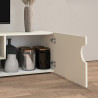 Meuble TV moderne 240 cm coloris cachemire Regina