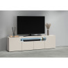 Meuble TV moderne 200 cm coloris cachemire Regina