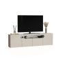 Meuble TV moderne 200 cm coloris cachemire Regina