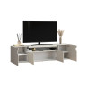 Meuble TV moderne 200 cm coloris cachemire Regina