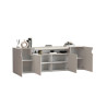 Buffet/bahut moderne 200 cm coloris cachemire Regina
