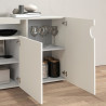 Buffet/bahut moderne 200 cm coloris cachemire Regina