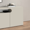 Buffet/bahut moderne 200 cm coloris cachemire Regina