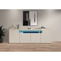 Buffet/bahut moderne 200 cm ch&ecirc;ne/cachemire Regina