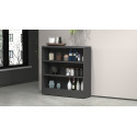 Etag&egrave;re de cuisine anthracite mat/b&eacute;ton Solena