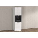 Colonne de cuisine pour four blanc brillant Louna