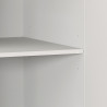 Colonne pour frigo encastrable blanc brillant Louna