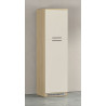 Colonne pour frigo encastrable cachemire/chêne Louna