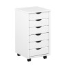 Caisson de bureau style nature en pin massif Limon