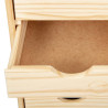 Caisson de bureau style nature en pin massif Limon