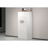 Armoire de cuisine moderne blanc/chêne wotan Solena