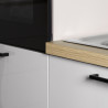 Cuisine complète moderne 300 cm blanc brillant/chêne Louna