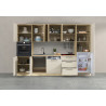 Cuisine complète moderne 300 cm cachemire/chêne Louna