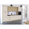 Cuisine complète moderne 300 cm cachemire/chêne Louna