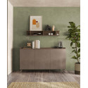 Buffet/bahut moderne 181 cm bronze/mercure Tristan
