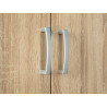 Armoire de rangement contemporaine chêne sonoma Grace