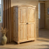 Armoire adulte style nature en pin massif naturel Gentiane