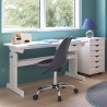 Bureau enfant évolutif inclinable moderne blanc Bruno