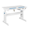 Bureau enfant évolutif inclinable moderne blanc Bruno