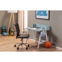 Bureau enfant moderne r&eacute;glable en hauteur bleu/blanc Emilien