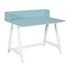 Bureau enfant moderne réglable en hauteur bleu/blanc Emilien
