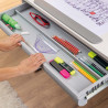Bureau enfant moderne réglable et inclinable blanc Fredo