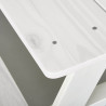 Ensemble table et banc enfant contemporain en pin massif Romuald