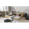 Lit banquette contemporain en pin massif Charline