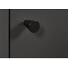 Armoire range-bouteilles contemporain anthracite/chêne Sarina
