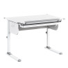 Bureau enfant réglable en hauteur blanc Steven
