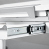 Bureau enfant réglable en hauteur blanc Steven