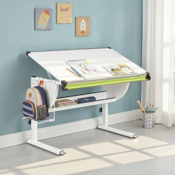 Bureau enfant évolutif inclinable blanc Mattie