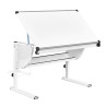 Bureau enfant évolutif inclinable blanc Mattie