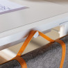 Bureau enfant réglable en hauteur blanc stacy