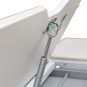 Bureau enfant réglable en hauteur blanc stacy