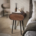 Chevet style nature en acacia massif brun Octolys