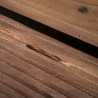 Etagère murale industrielle Ø 50 cm en acacia massif brun Circus