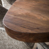 Table de salle à manger triangulaire en acacia massif Montréal